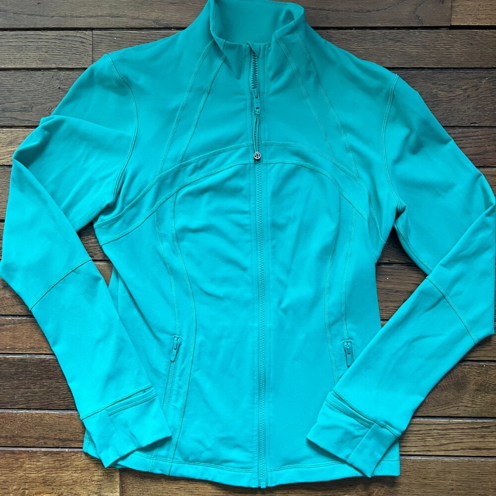 Lululemon Define Jacket Maldives Green RARE - Size 12 - Luon - Picture 3 of 9